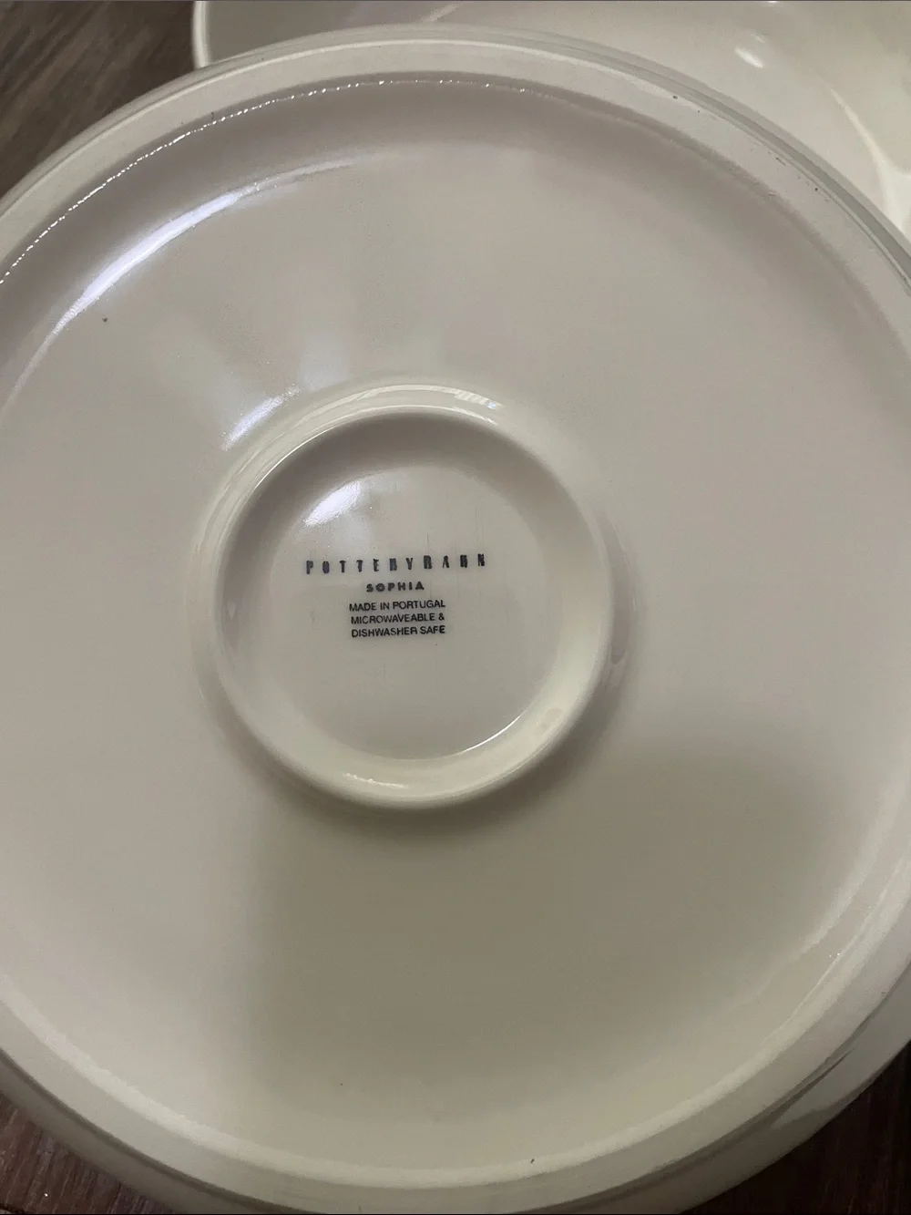 POTTERY BARN Sophia 4 pc ceramic set,2 bowls&2dinner plates!EXCELLENT